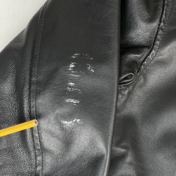 Zero 100% Genuine Leather Motorcycle Biker Jacket Men’s XXL Black Grey Urban - Picture 10 of 16